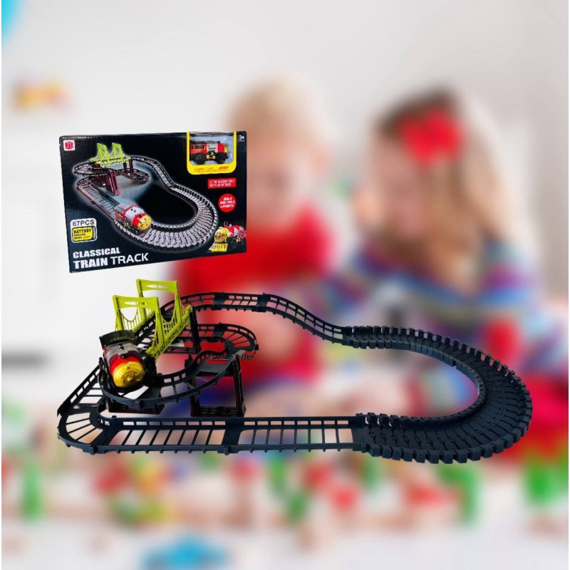 Pista de Carreras de Tren 67pcs 4265