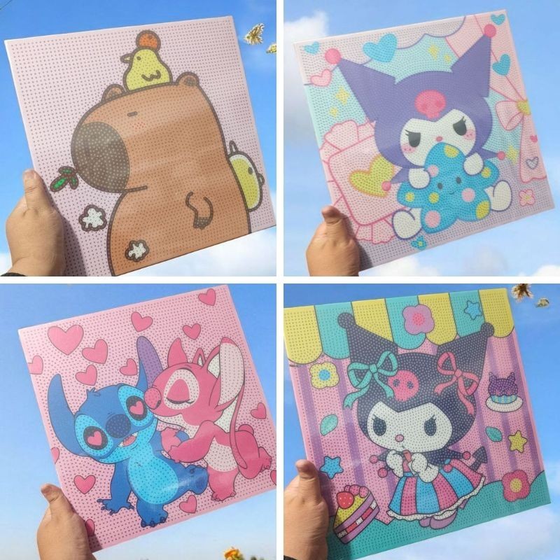 Pintura Diamantes Personajes 30x30cm