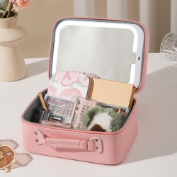 Cosmetiquera con Espejo y Luces Led CC2425