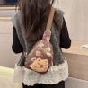 Bolso Infantil de Pecho con Pin de Peluche Capibara 2025-6