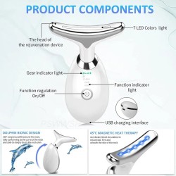 Masajeador Facial Led para Rostro y Cuello 7940