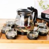 Set de Tetera con 4 Tazas de Vidrio 5206