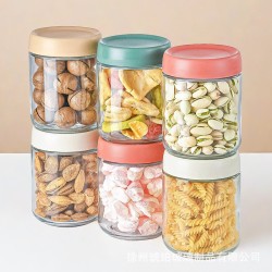 Set de 6 Recipientes para Almacenamiento de Vidrio 5212