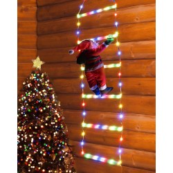 Papá Noel con Escalera de Luces CCE-2024-1