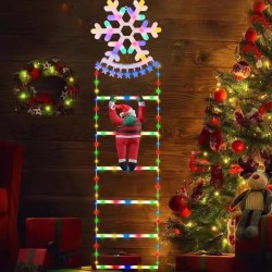Papá Noel con Escalera de Luces 1.60mt CCE-2024-1