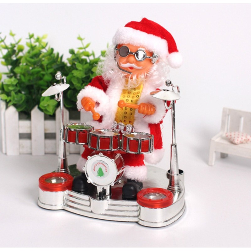 Papá Noel Tocando la Batería 9205-35