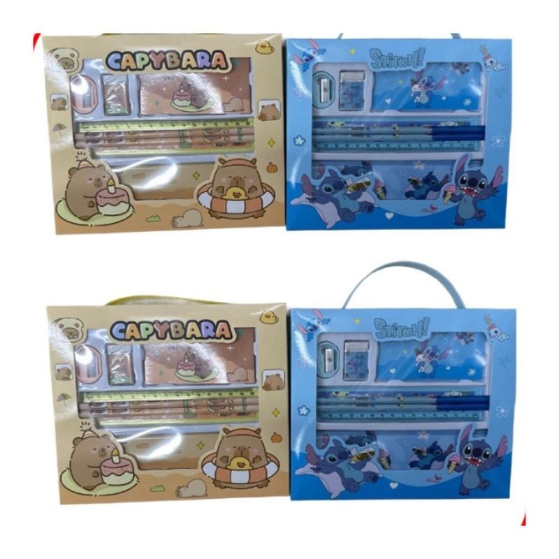 Set Escolar Capibara y Stitch JD3365