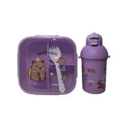 SET DUO LONCHERA Y TOMATODO CAPIBARA 3514