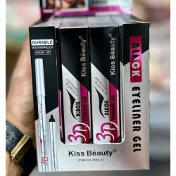 Delineador Negro 3D a prueba de Agua - Kiss Beauty 2698-03