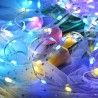 LUCES NAVIDEÑAS CASCADA MULTICOLOR CON CONTROL REMOTO YGY1146