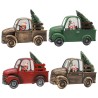 Adorno Papá Noel Encapsulado Camioneta 4091