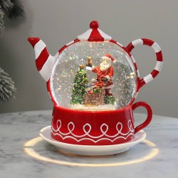 Adorno Papá Noel Encapsulado Tetera 4092