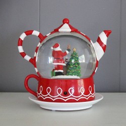 Adorno Papá Noel Encapsulado Tetera 4092