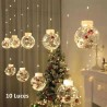 Luces Led de Esferas Navideñas Amarillas 1521