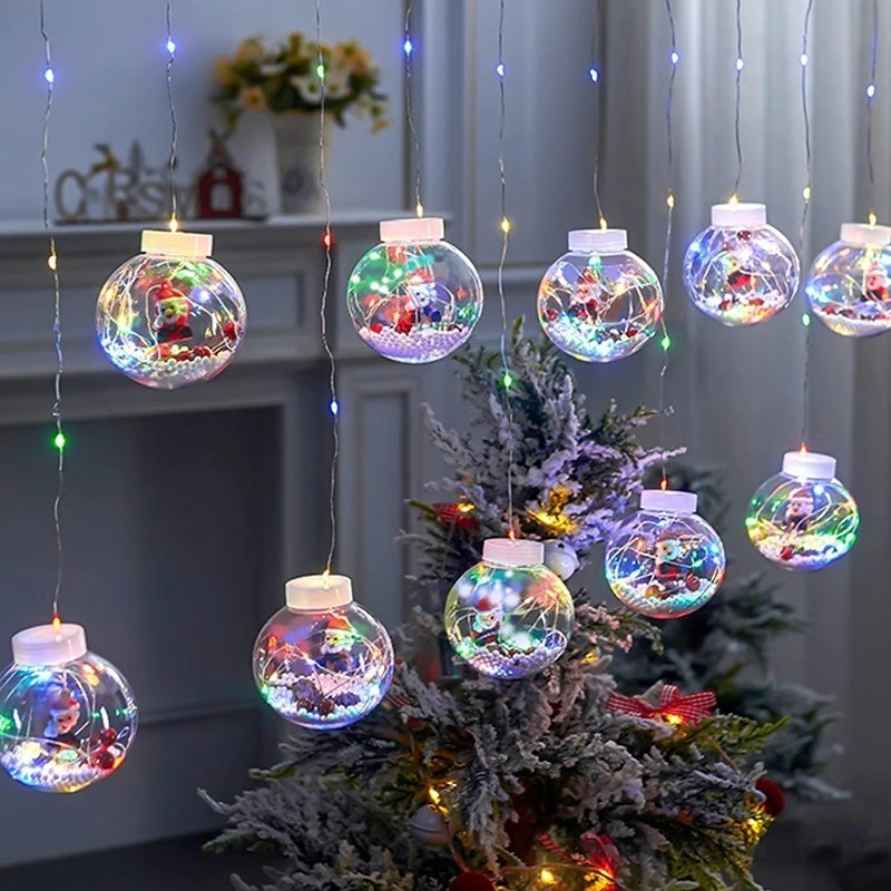 Luces Led de Esferas Navideñas Multicolor 1521-1