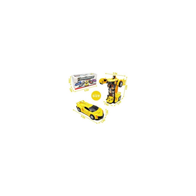 Juguete carro transformer 22cm x 9cm GH-80