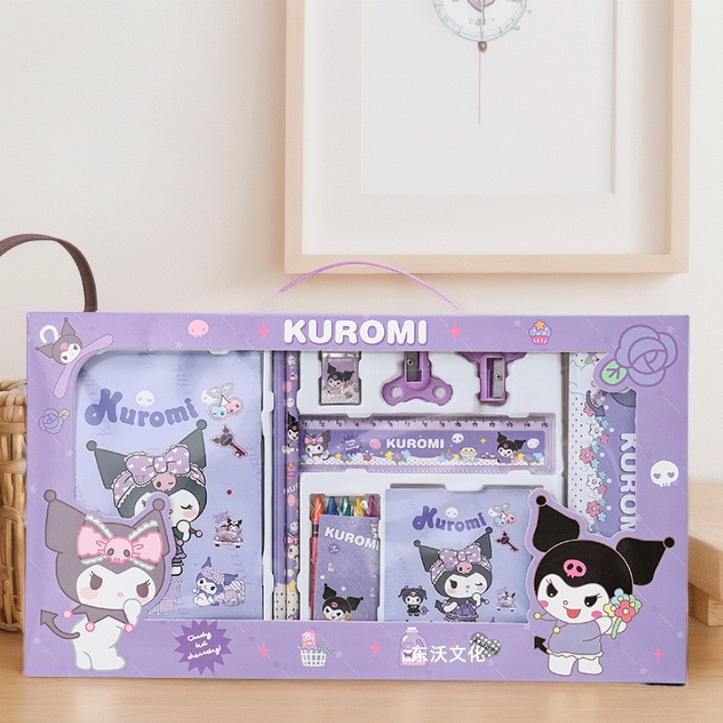 Set Escolar Kuromi y My Melody Stitch Pompompurin JD3367