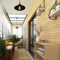 VINIL DE PARED DISEÑO MADERADO CAFE CLARO 5162