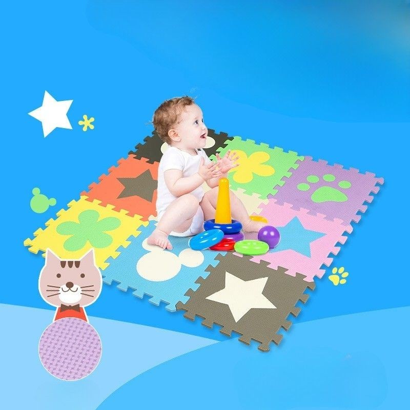 Set de 10 Rompecabezas de Goma Eva para Alfombra 30X30cm  4800