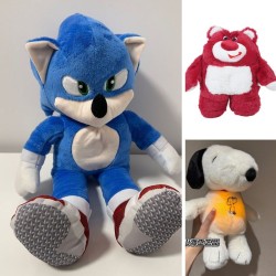Peluche que Respira de Personajes Sonic/ Snoopy y Lotso ZF-1168