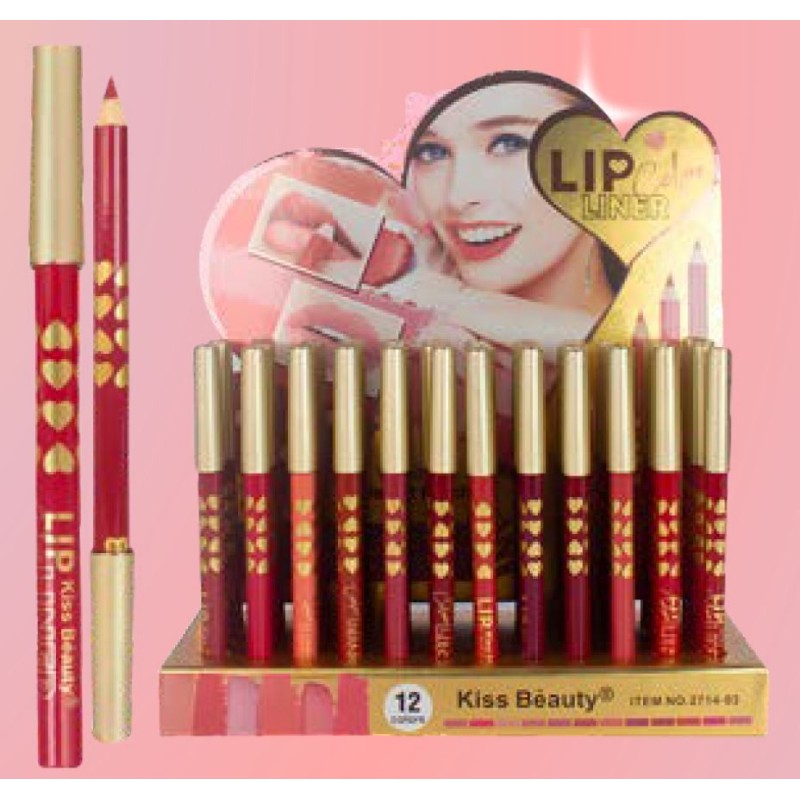 LAPIZ DELINEADOR DE LABIOS 2714-03 - KISS BEAUTY