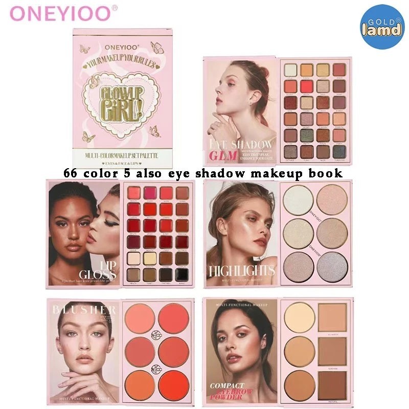 LIBRO SOMBRAS-ILUMINADOR-BLUSH-POLVOS- LIPSTICK Y CEJAS az-218