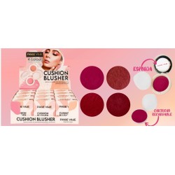 BLUSH CUSHION COMPACTO CON ESPONJA 4 CARTUCHO RECARGABLE P0201 - PAGE VINE