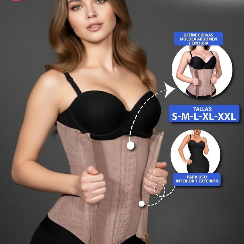 Faja Costillero Cintura con Varilla LD-897