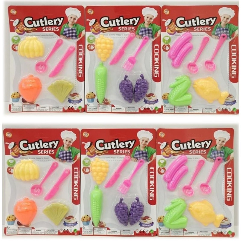 SET DE FRUTAS DE JUGUETE D415