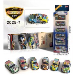 KIT DE 6 CARROS D469