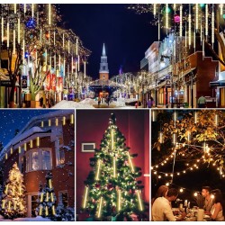 Luces Led Lluvia de Meteoro 3.2x50cm Amarilla 1834 - 3