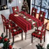 Set de Mantel + 6 Forros de Silla Navideños FG-1650