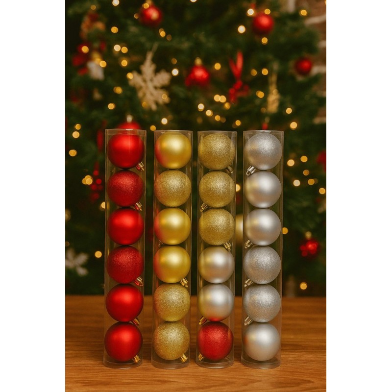 Set de 9 bombillos navideños 8cm 1534