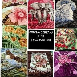 Colcha Coreana Fina 2 Plazas