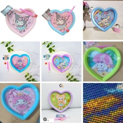 DIAMANTINA CORAZÓN 17CM KAWAI MODELOS SURTIDOS MARCO PLÁSTICO HJUG1415-2