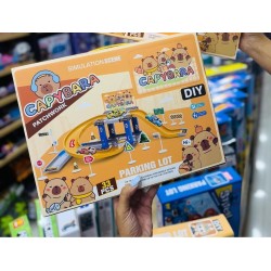 PISTA DE CARRERAS 33PCS PERSONAJES 35X27CM HJ5024-25-26