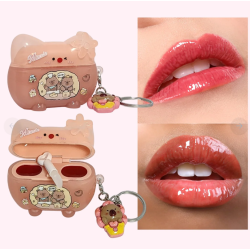 LIP BALM DUO + BROCHA ESTUCHE DE AUDÍFONOS  PERSONAJES HMAQ0001-40