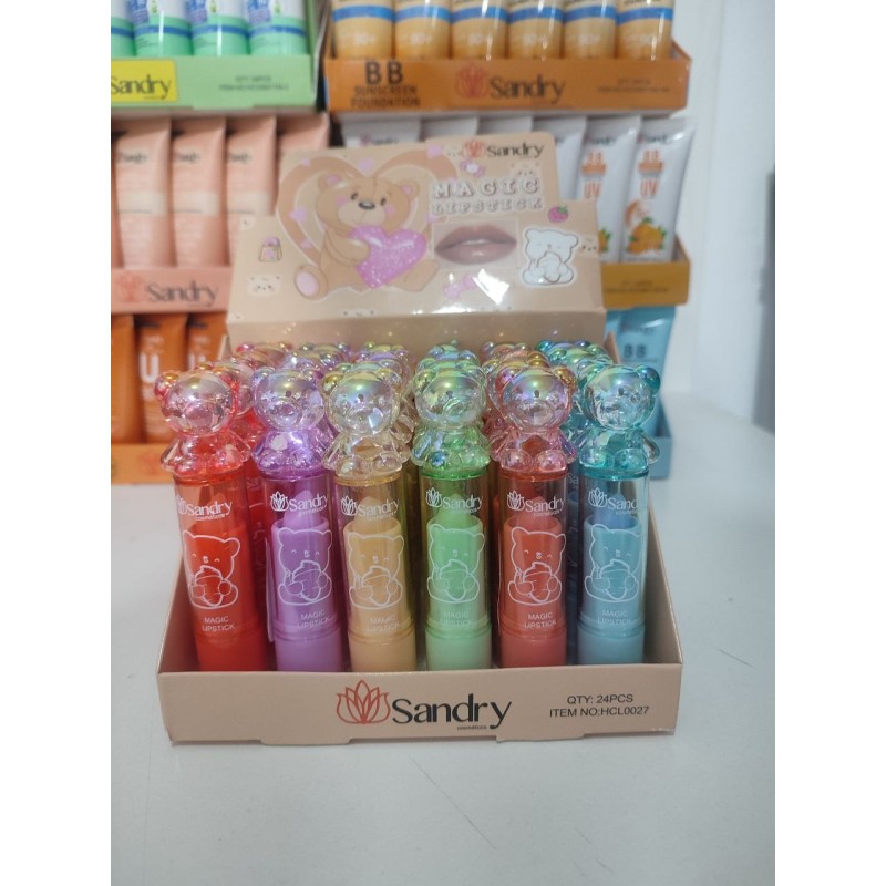 LABIAL MÁGICO SANDRY OSITO DE CRISTAL HCL0027