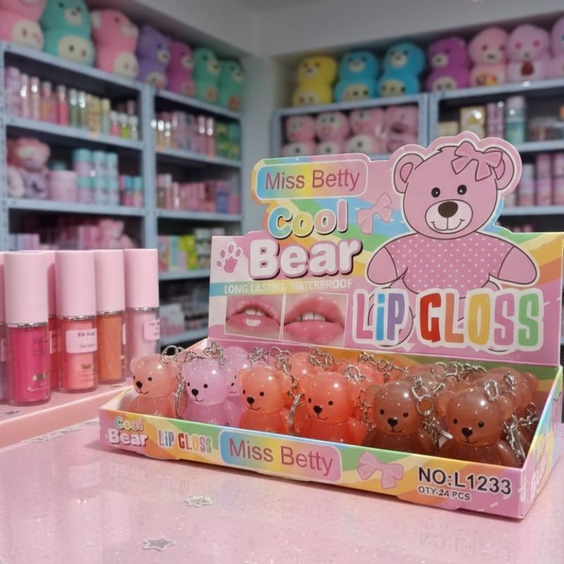 LIP GLOSS MÁGICO BRILLO OSITO LLAVERO  HMB0001-11