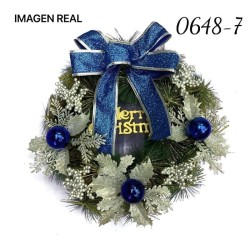 CORONAS NAVIDEÑAS CON LUCES 0648-5-6-7-8