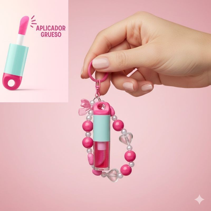 GLOSS FRUTAL CON LLAVERO 6077 - VICTORIA SPIRIT