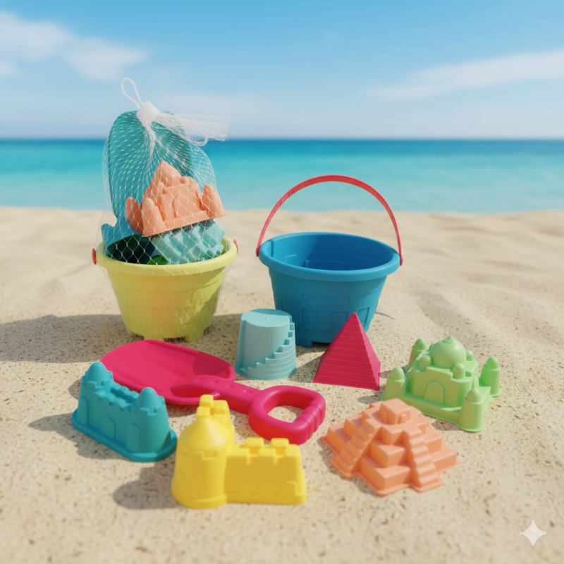 Balde Playero Grande Juguete de Arena