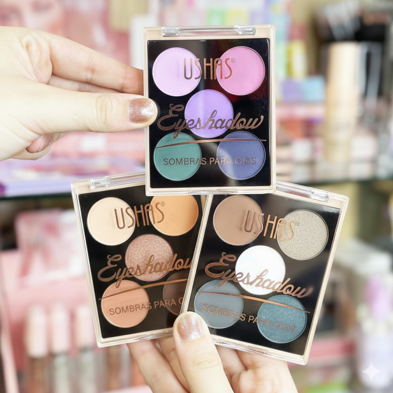 PALETA DE SOMBRA 5 COLORES USHAS ES4031-4