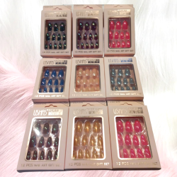 UÑAS POSTIZAS OVAL EFECTO ESPEJO CT261 USHAS