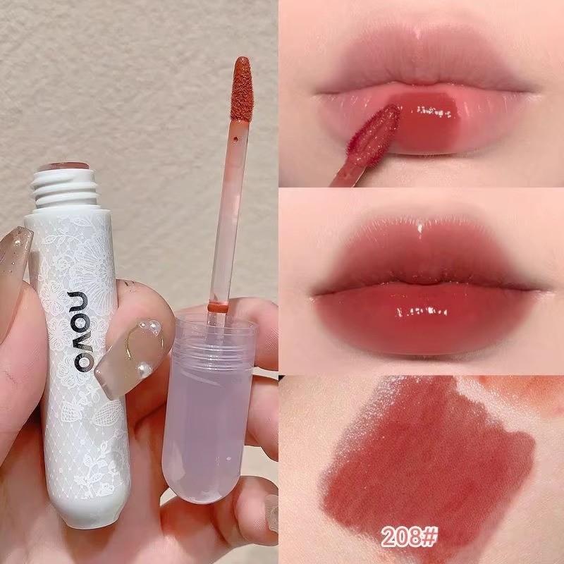 Labial Aterciopelado Estilo Coreano Novo 6066