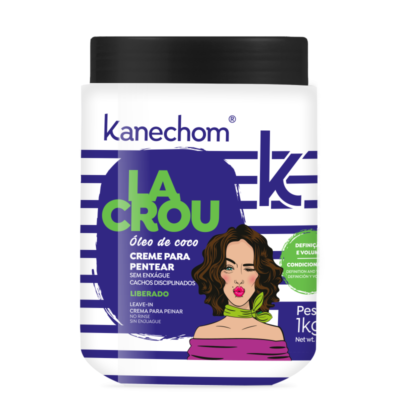 KANECHOM CREMA PARA PEINAR LACROU OLEO DE COCO 1kg 1803