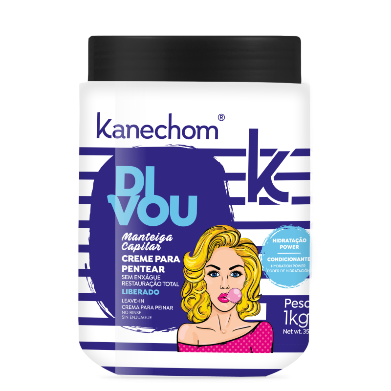 KANECHOM CREMA PARA PEINAR DIVOU MANTECA CAPILAR 1kg 1780