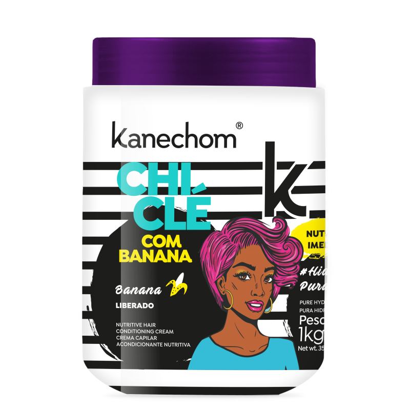 KANECHOM MASCARILLA HIDRATANTE CAPILAR CHICLE CON BANANA 1kg 1834