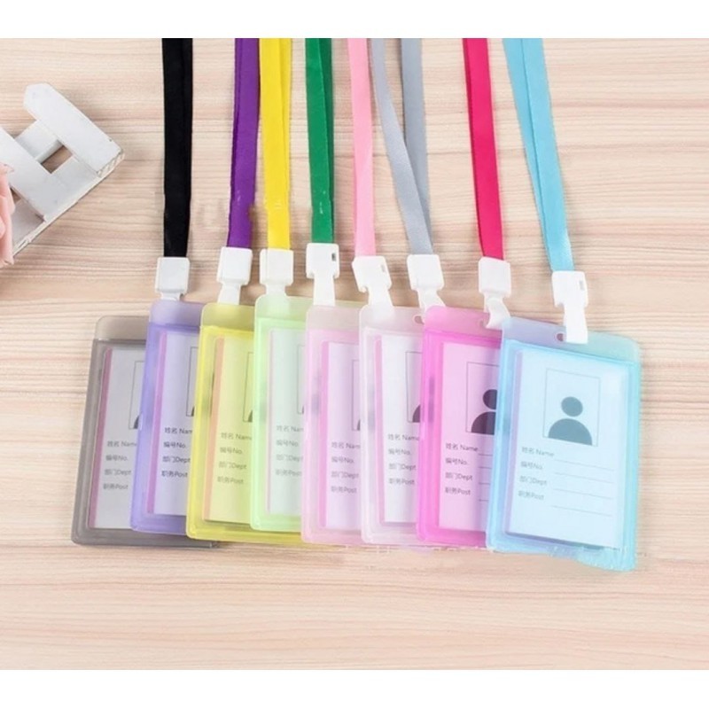 Portacredenciales de Identificación Amarilla