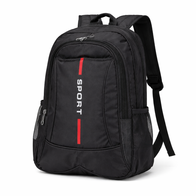 Mochila Escolar Sport 1103 y 1102 Negra